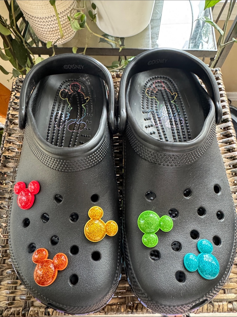 Crocs Classic Disney Rainbow Celebration Clog size W10 M8